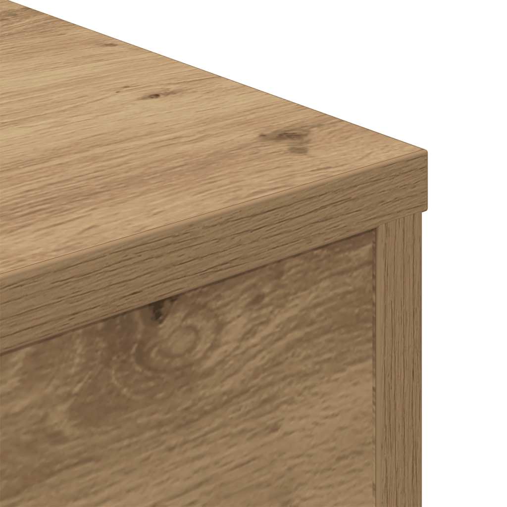 vidaXL Coffee Table Artisan Oak 55x55x30 cm Engineered Wood