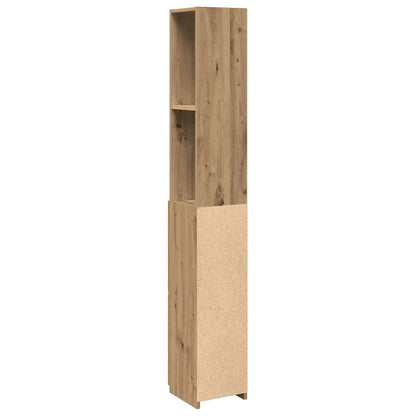 vidaXL Bathroom Cabinet Artisan Oak 25x25x170 cm Engineered Wood
