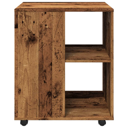 vidaXL Rolling Cabinet Old Wood 60x53x72 cm Engineered Wood