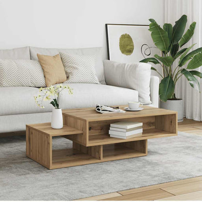 vidaXL Coffee Table Artisan Oak 105x55x32 cm Engineered Wood