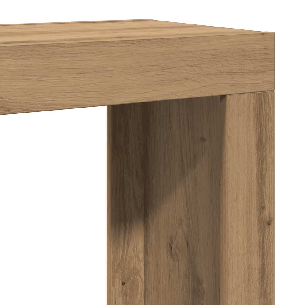 vidaXL Nesting Coffee Tables 3 pcs Artisan Oak Engineered Wood