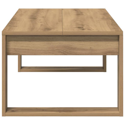 vidaXL Coffee Table Artisan Oak 102x50x35 cm Engineered Wood