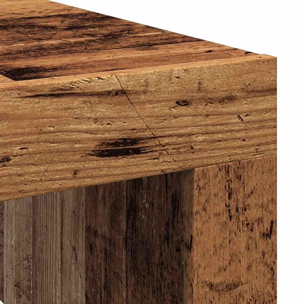 vidaXL Coffee Table Old Wood 100x100x35 cm Engineered Wood