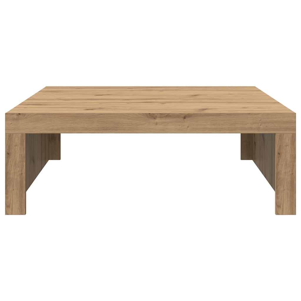 vidaXL Coffee Table Artisan Oak 100x100x35 cm Engineered Wood
