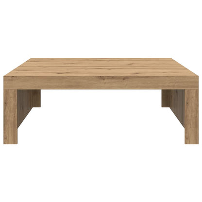 vidaXL Coffee Table Artisan Oak 100x100x35 cm Engineered Wood