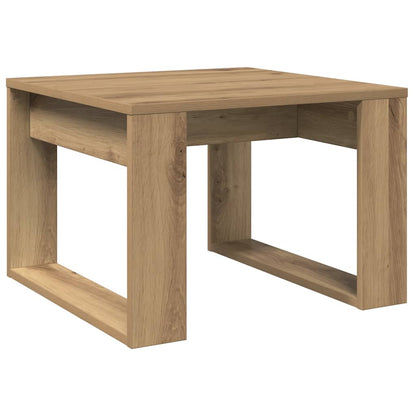 vidaXL Side Table Artisan Oak 50x50x35 cm Engineered Wood