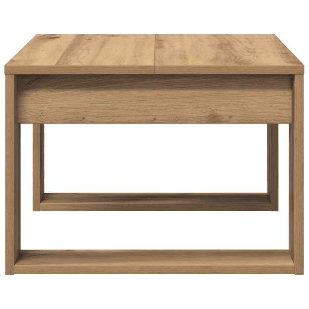 vidaXL Side Table Artisan Oak 50x50x35 cm Engineered Wood