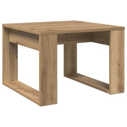 vidaXL Side Table Artisan Oak 50x50x35 cm Engineered Wood
