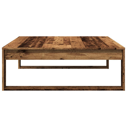 vidaXL Coffee Table Old Wood 100x100x35 cm Engineered Wood
