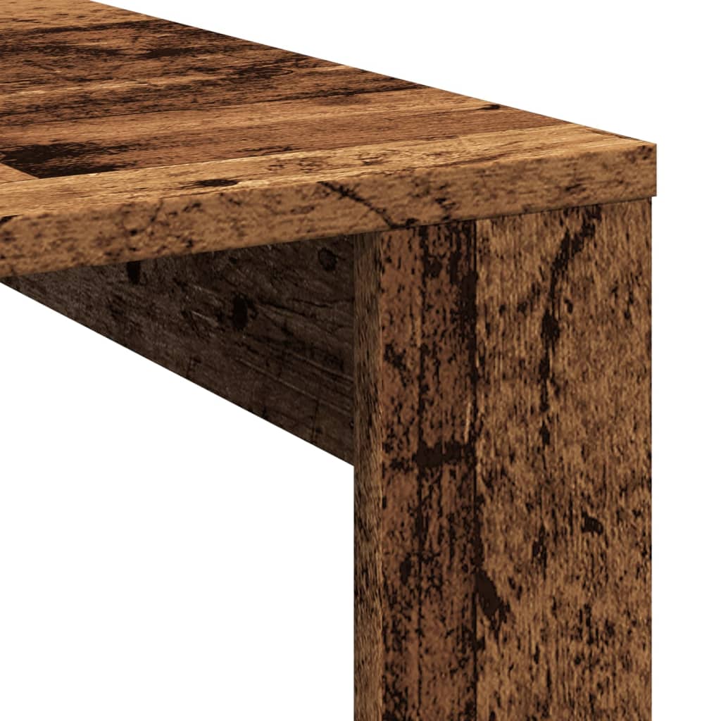 vidaXL Coffee Table Old Wood 100x100x35 cm Engineered Wood