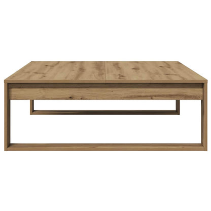 vidaXL Coffee Table Artisan Oak 100x100x35 cm Engineered Wood