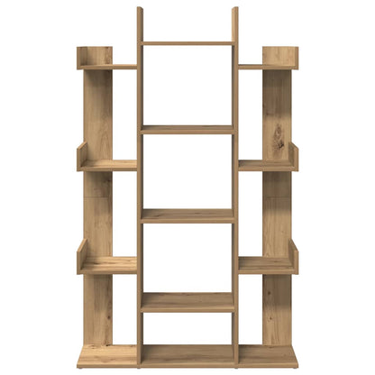 vidaXL Book Cabinet Artisan Oak 86x25,5x140 cm Engineered Wood