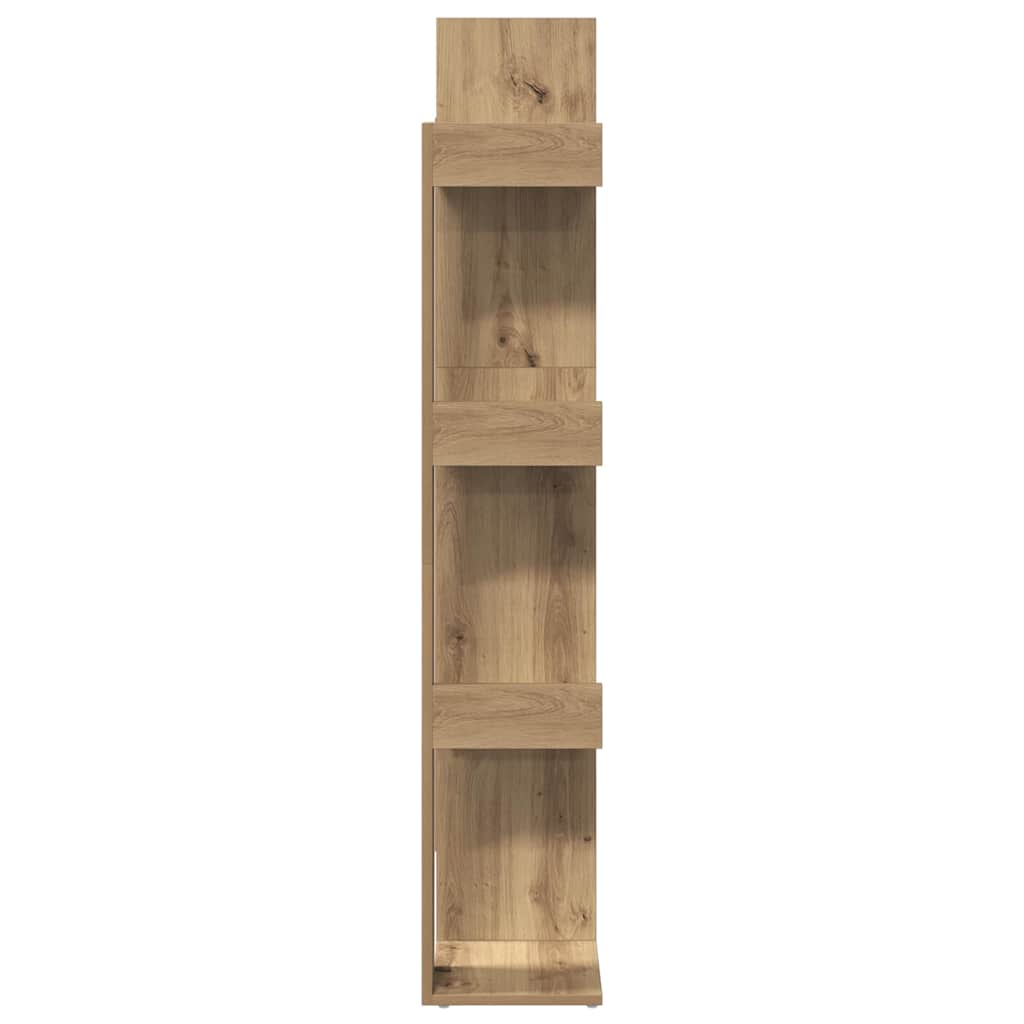 vidaXL Book Cabinet Artisan Oak 86x25,5x140 cm Engineered Wood