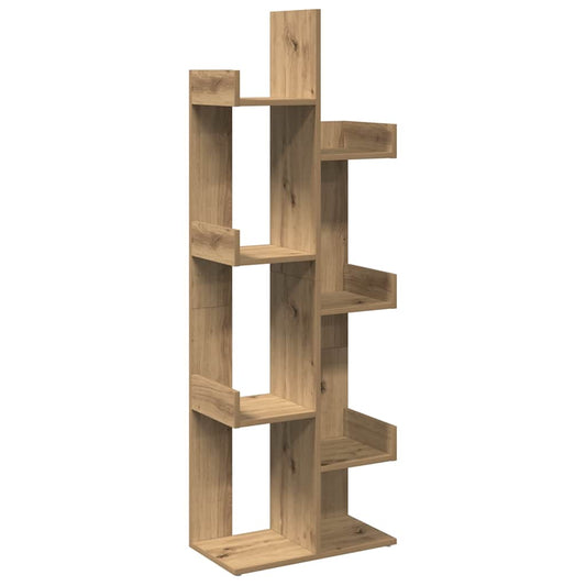 vidaXL Book Cabinet Artisan Oak 48x25,5x140 cm Engineered Wood