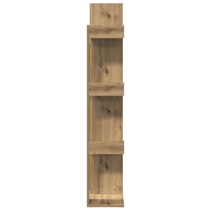 vidaXL Book Cabinet Artisan Oak 48x25,5x140 cm Engineered Wood