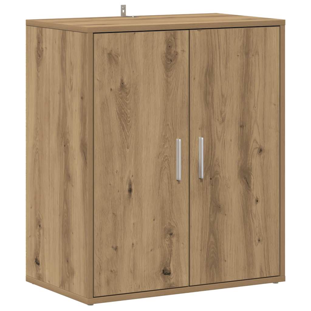 vidaXL Shoe Cabinet Artisan Oak 60x35x70 cm Engineered Wood