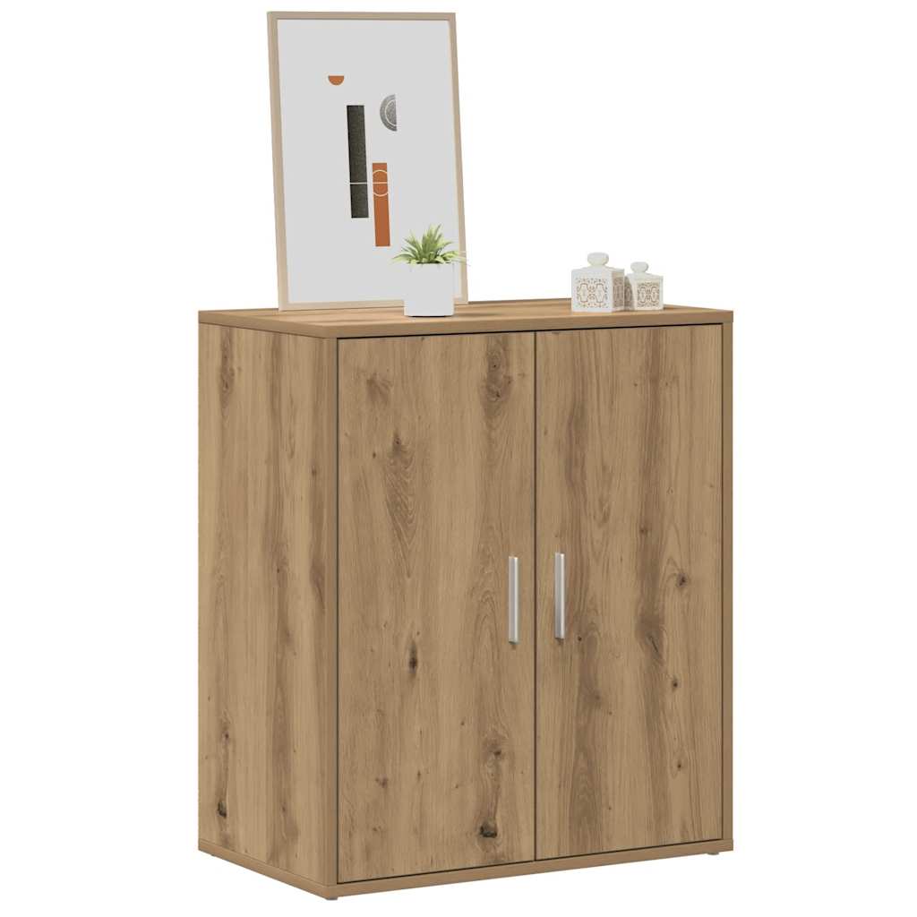 vidaXL Shoe Cabinet Artisan Oak 60x35x70 cm Engineered Wood