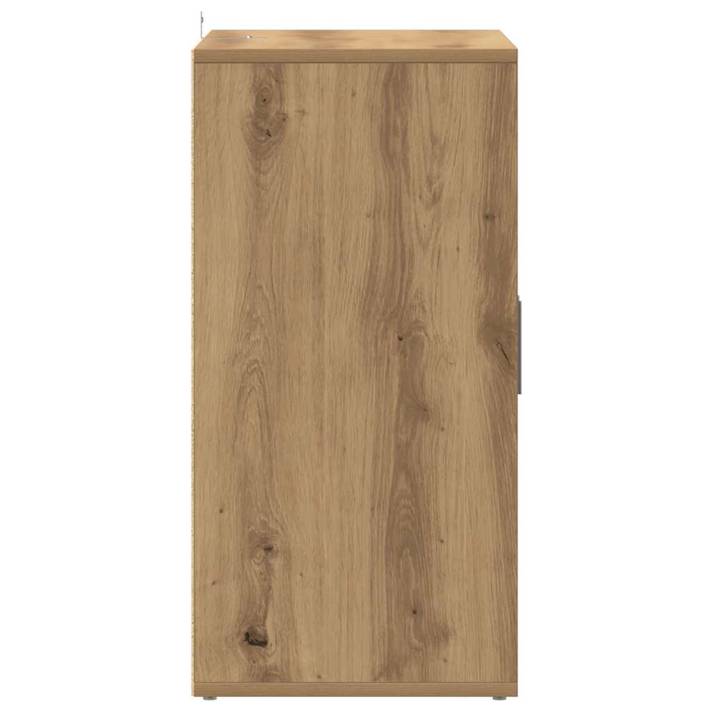vidaXL Shoe Cabinet Artisan Oak 60x35x70 cm Engineered Wood