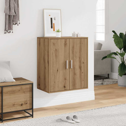 vidaXL Shoe Cabinet Artisan Oak 60x35x70 cm Engineered Wood