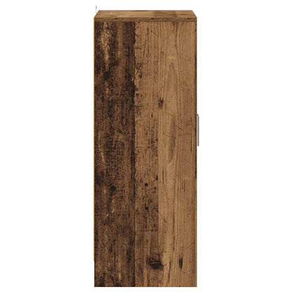 vidaXL Shoe Cabinet Old Wood 60x35x92 cm Engineered Wood