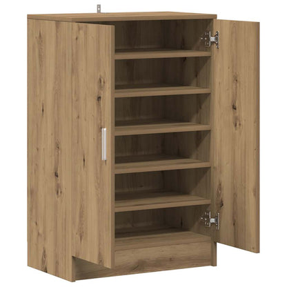 vidaXL Shoe Cabinet 60 x 35 x 92 cm Artisan Oak