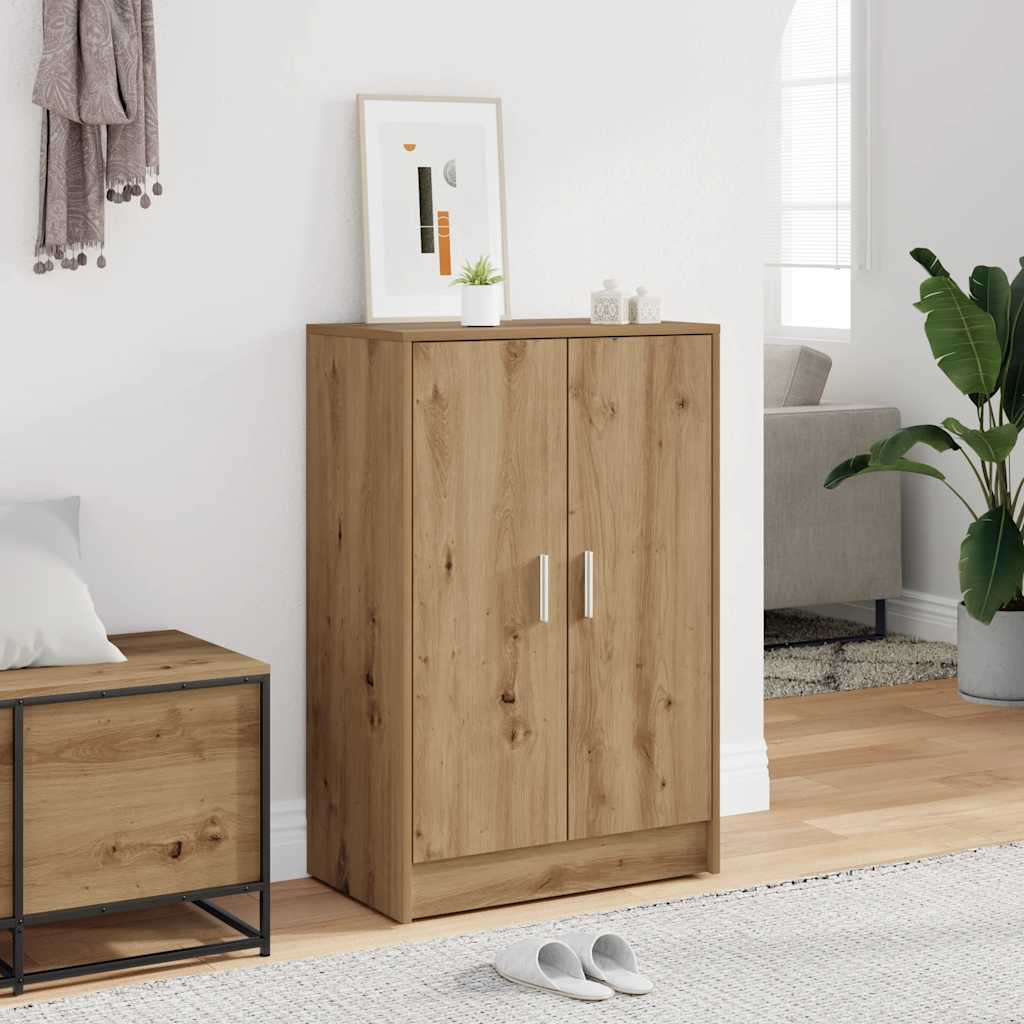 vidaXL Shoe Cabinet 60 x 35 x 92 cm Artisan Oak