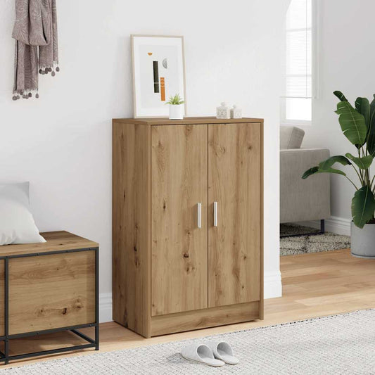 vidaXL Shoe Cabinet 60 x 35 x 92 cm Artisan Oak
