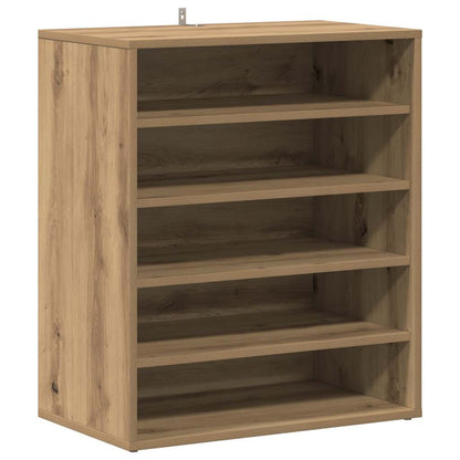 vidaXL Shoe Cabinet Artisan Oak 60x35x70 cm Engineered Wood