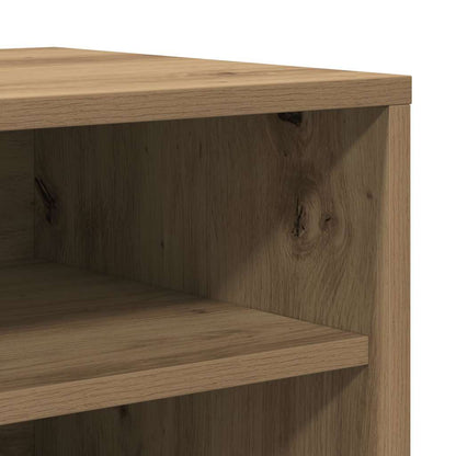 vidaXL Shoe Cabinet Artisan Oak 60x35x70 cm Engineered Wood