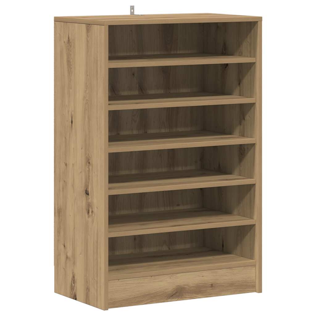vidaXL Shoe Cabinet 60 x 35 x 92 cm Artisan Oak 6 pairs of shoes