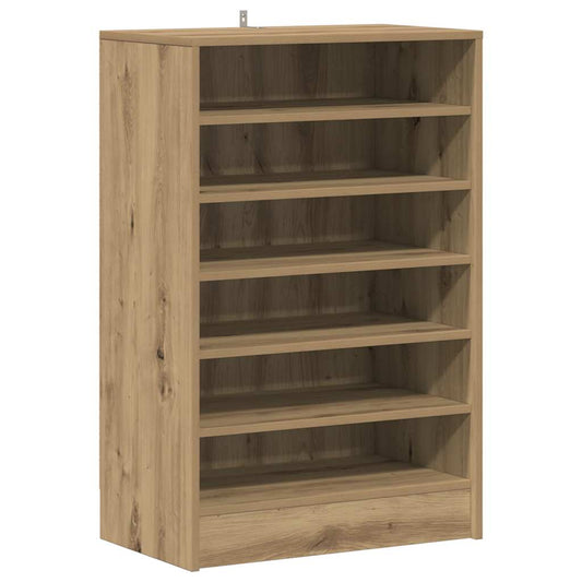 vidaXL Shoe Cabinet 60 x 35 x 92 cm Artisan Oak 6 pairs of shoes