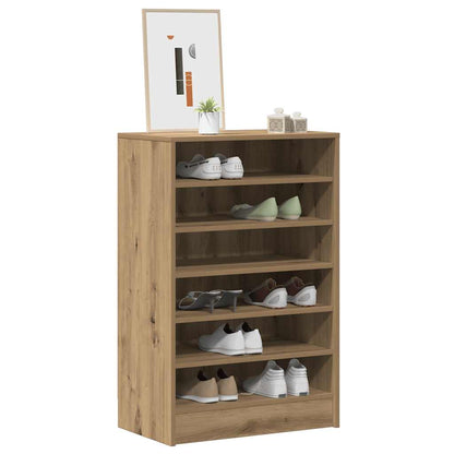 vidaXL Shoe Cabinet 60 x 35 x 92 cm Artisan Oak 6 pairs of shoes