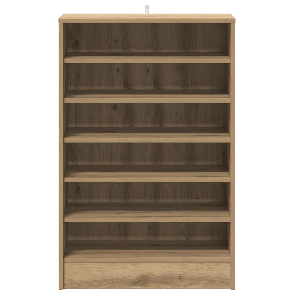 vidaXL Shoe Cabinet 60 x 35 x 92 cm Artisan Oak 6 pairs of shoes
