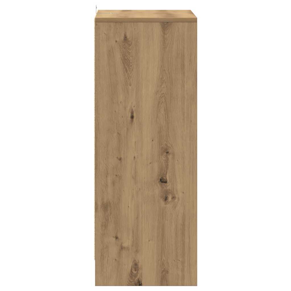 vidaXL Shoe Cabinet 60 x 35 x 92 cm Artisan Oak 6 pairs of shoes