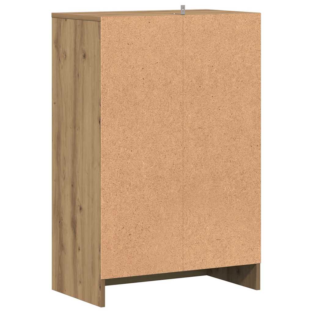 vidaXL Shoe Cabinet 60 x 35 x 92 cm Artisan Oak 6 pairs of shoes