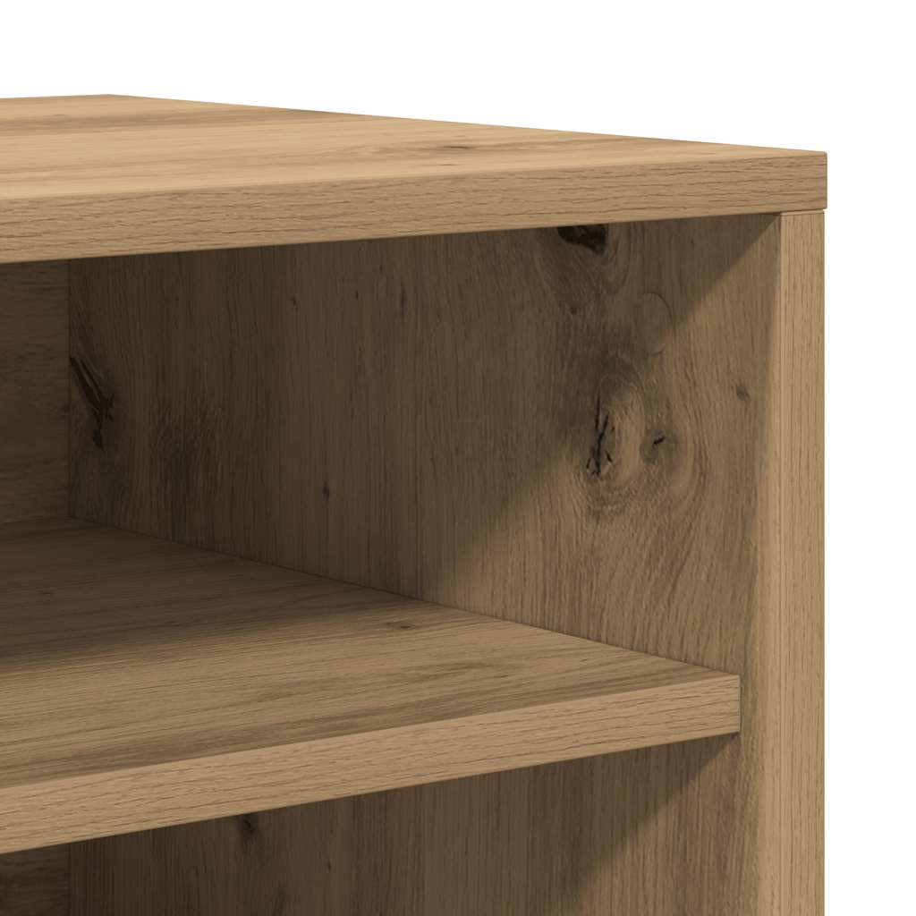 vidaXL Shoe Cabinet 60 x 35 x 92 cm Artisan Oak 6 pairs of shoes