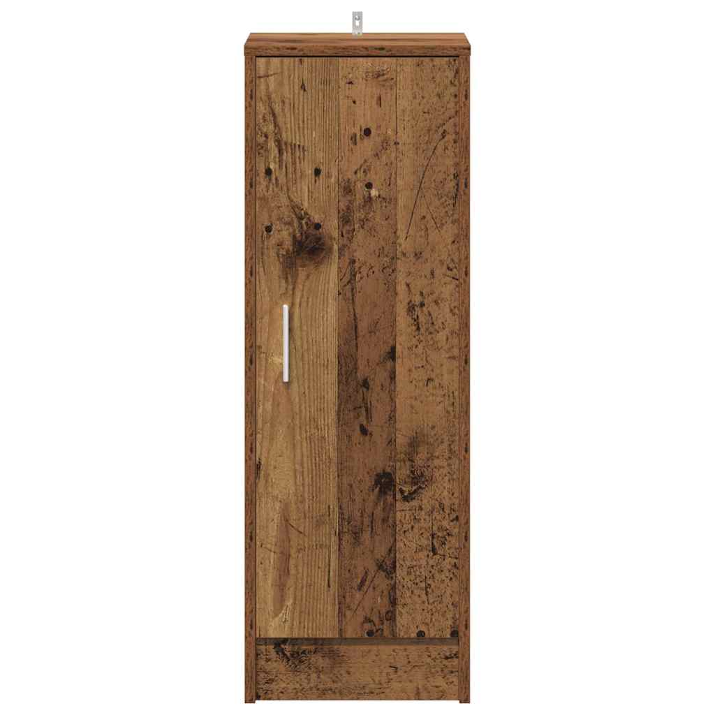 vidaXL Shoe Cabinet Old Wood 32x35x92 cm Engineered Wood