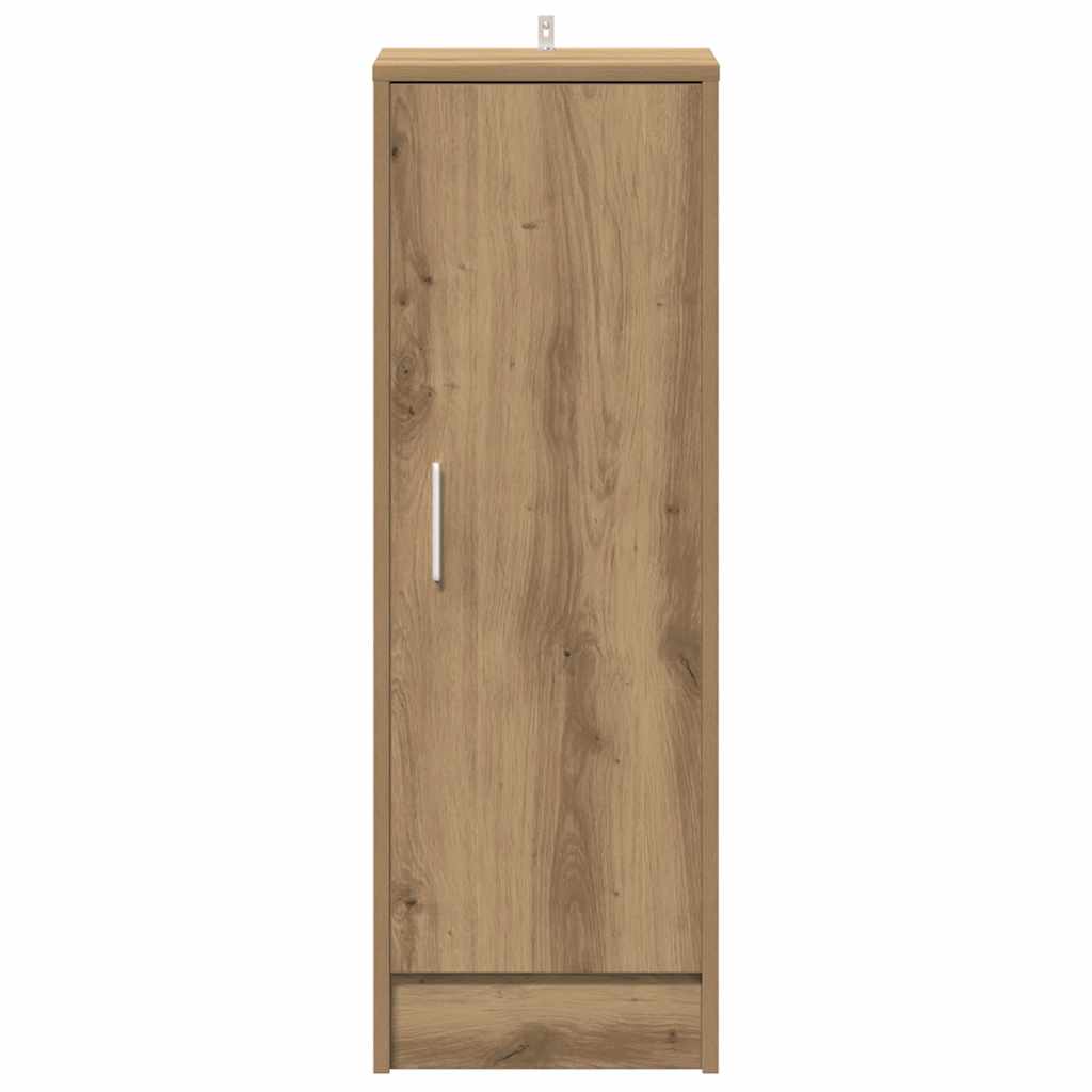 vidaXL Shoe Cabinet Artisan Oak 32x35x92 cm Engineered Wood