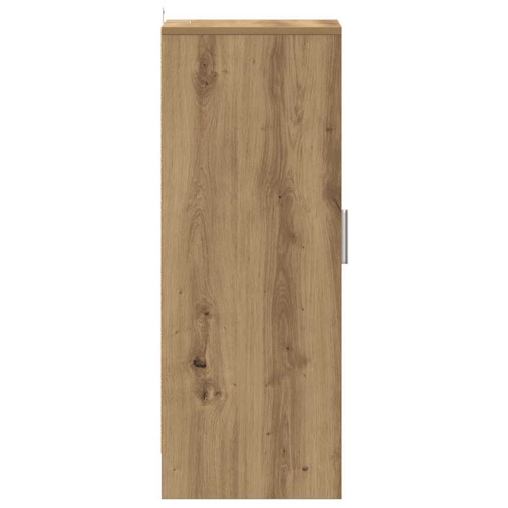 vidaXL Shoe Cabinet Artisan Oak 32x35x92 cm Engineered Wood