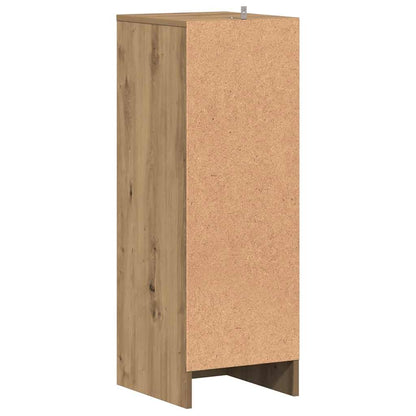 vidaXL Shoe Cabinet Artisan Oak 32x35x92 cm Engineered Wood