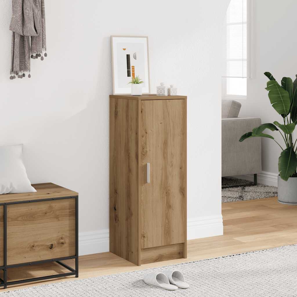 vidaXL Shoe Cabinet Artisan Oak 32x35x92 cm Engineered Wood