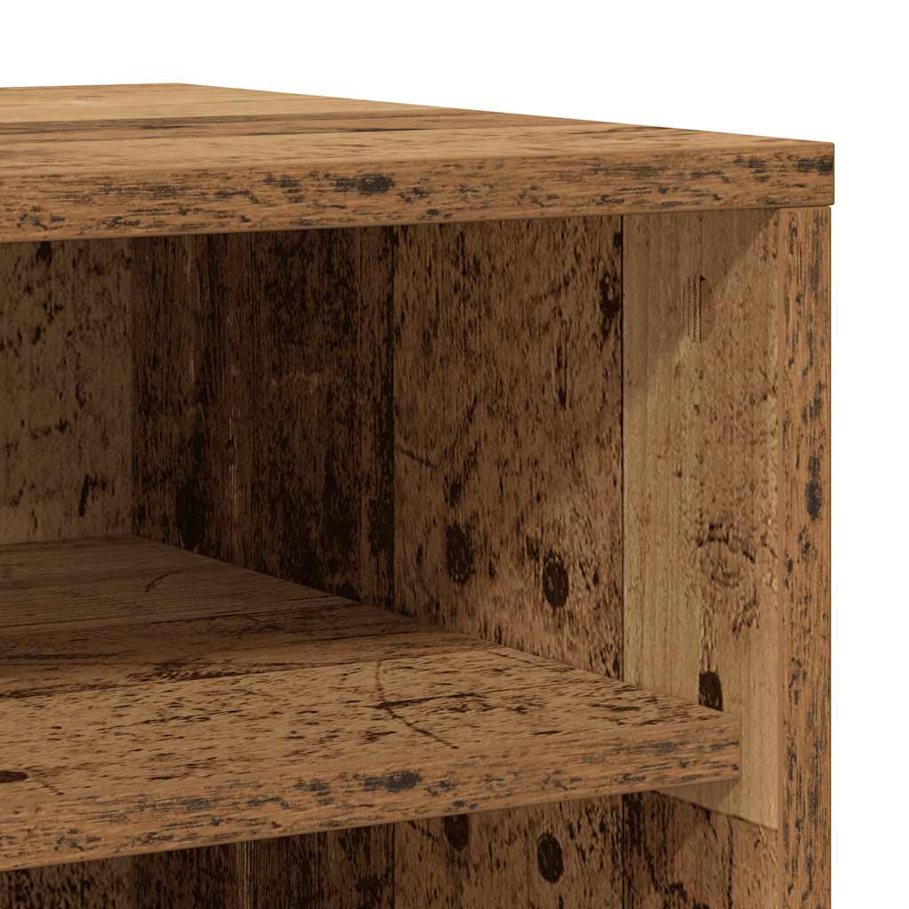 vidaXL Shoe Cabinets 2 pcs Old Wood 32x35x70 cm Engineered Wood