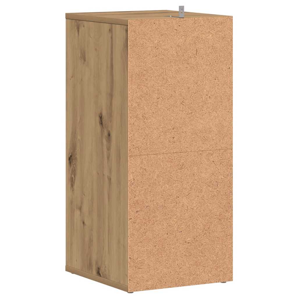 vidaXL Shoe Cabinets 2 pcs Artisan Oak 32x35x70 cm Engineered Wood