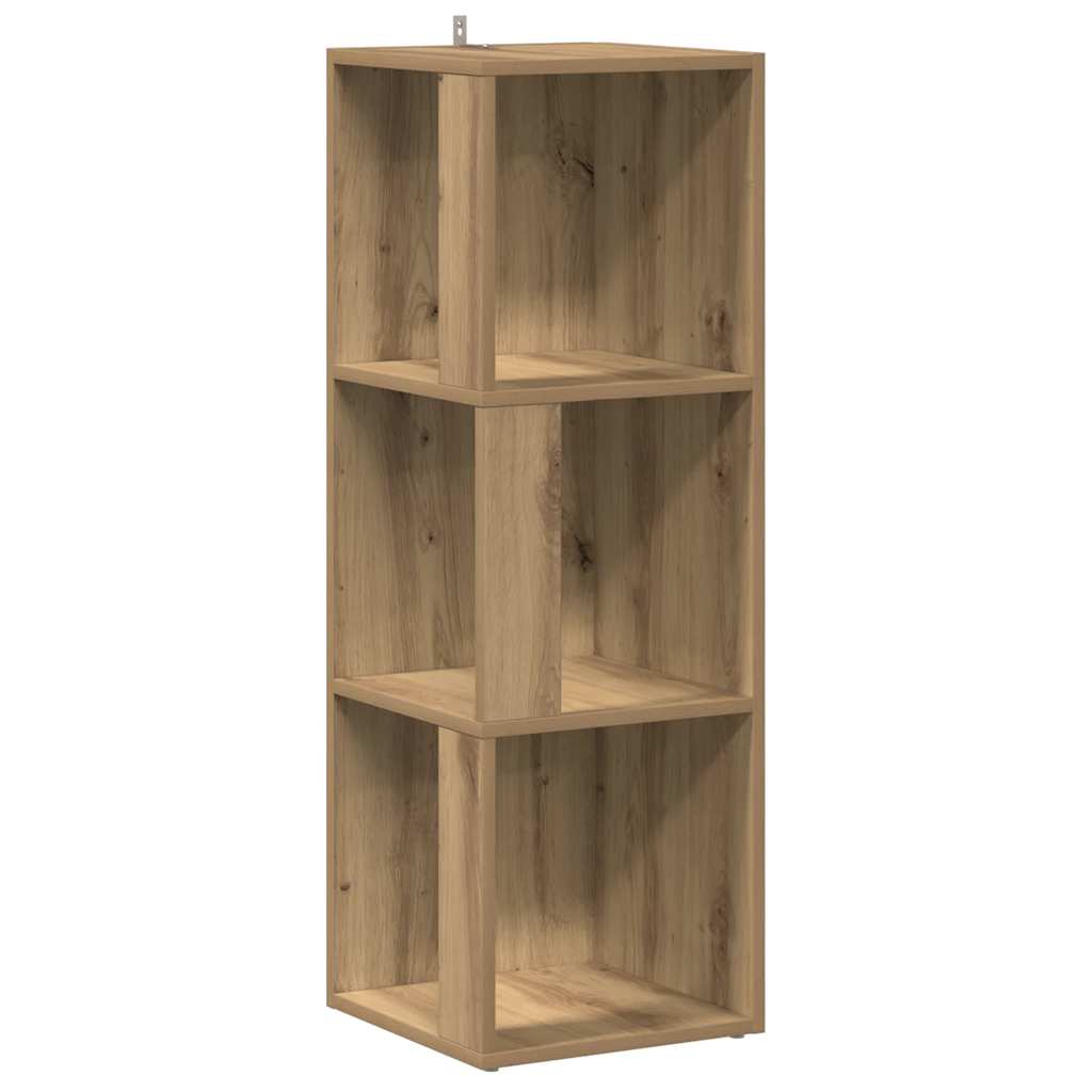 vidaXL Corner Cabinet Artisan Oak 33x33x100 cm Engineered Wood