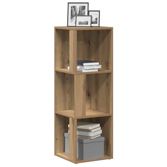 vidaXL Corner Cabinet Artisan Oak 33x33x100 cm Engineered Wood
