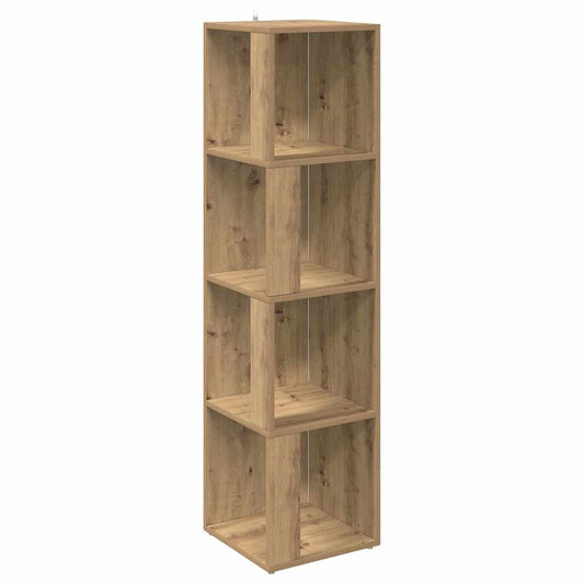 vidaXL Corner Cabinet Artisan Oak 33x33x132 cm Engineered Wood