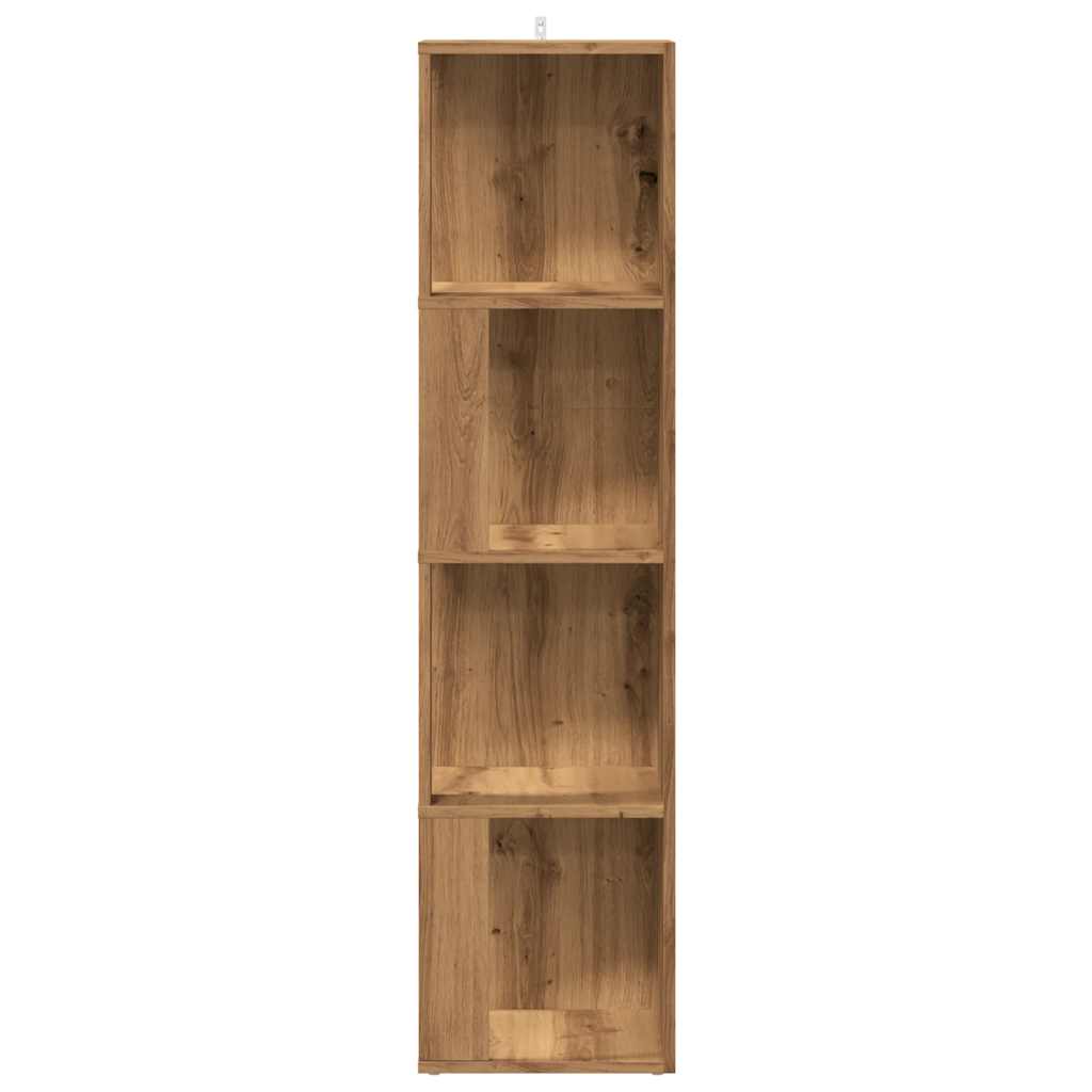 vidaXL Corner Cabinet Artisan Oak 33x33x132 cm Engineered Wood