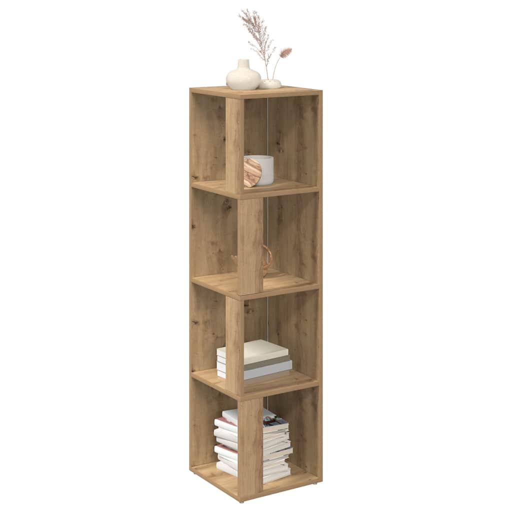 vidaXL Corner Cabinet Artisan Oak 33x33x132 cm Engineered Wood