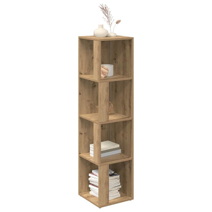 vidaXL Corner Cabinet Artisan Oak 33x33x132 cm Engineered Wood