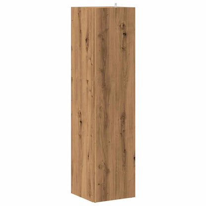 vidaXL Corner Cabinet Artisan Oak 33x33x132 cm Engineered Wood